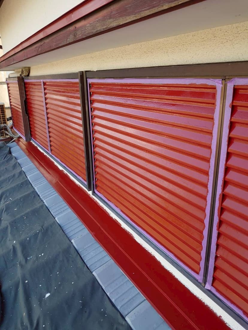 雨戸塗装 施工後